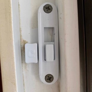 平移锁扣单点锁按扣推拉门塑料玻璃门扳锁塑钢门窗左右窗户锁