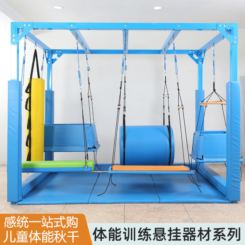 感统平板秋千教具早教悬吊训练器材儿童家用玩具幼儿体能悬挂全套
