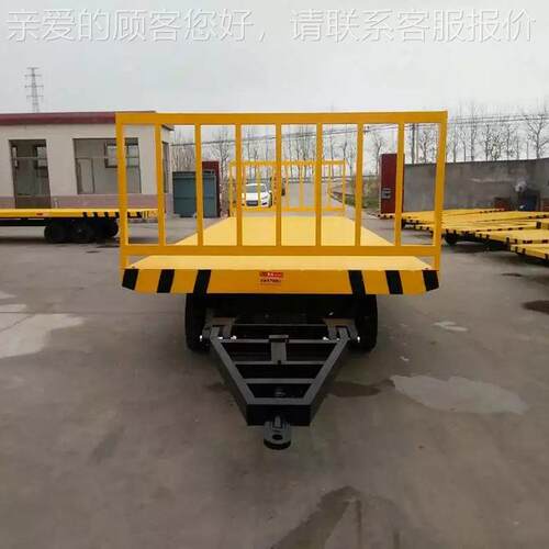 2吨围板栏式平拖车 0向IME灵活 操转作方便 品质有保证