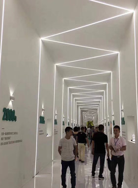 LED铝槽线条灯槽嵌入式明装发光造型灯走廊过道吊顶楼梯长条形灯