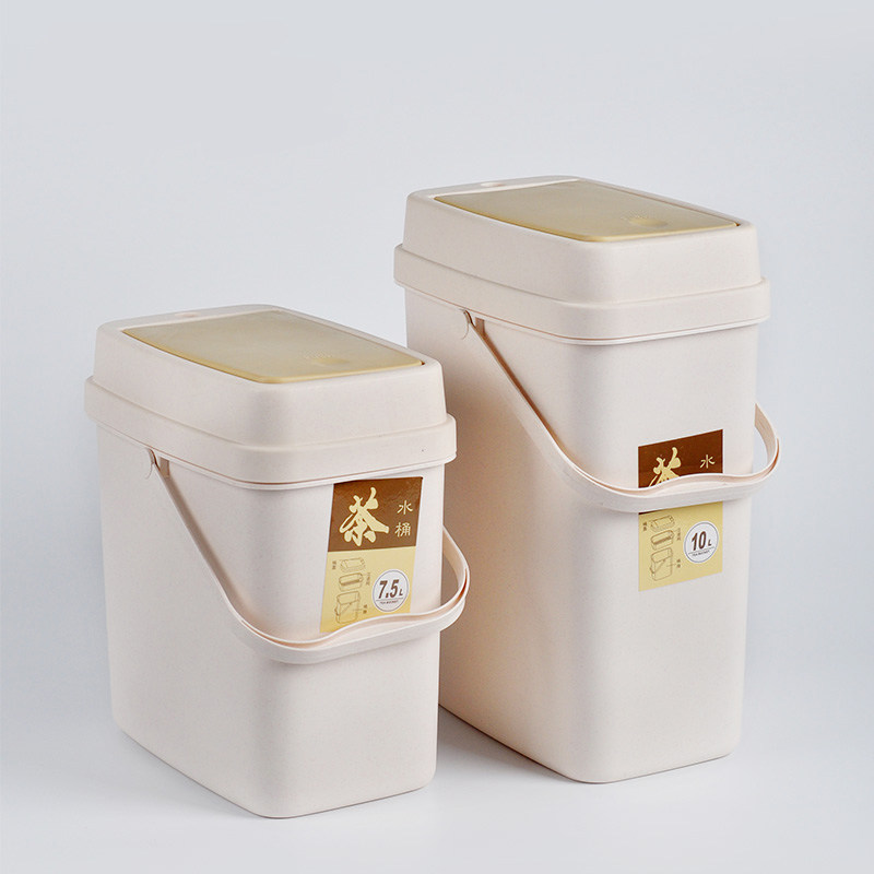 观造塑料茶水桶茶叶桶泡茶桶茶水垃圾桶茶渣桶茶道桶茶叶渣桶