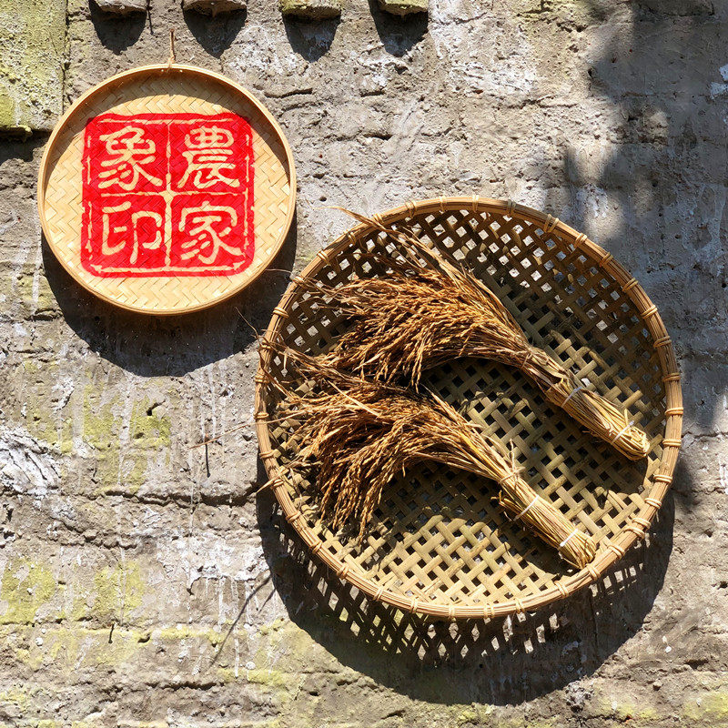 农家风乡村振兴墙饰斗笠农具挂件复古墙面挂饰民宿农耕文化装饰品