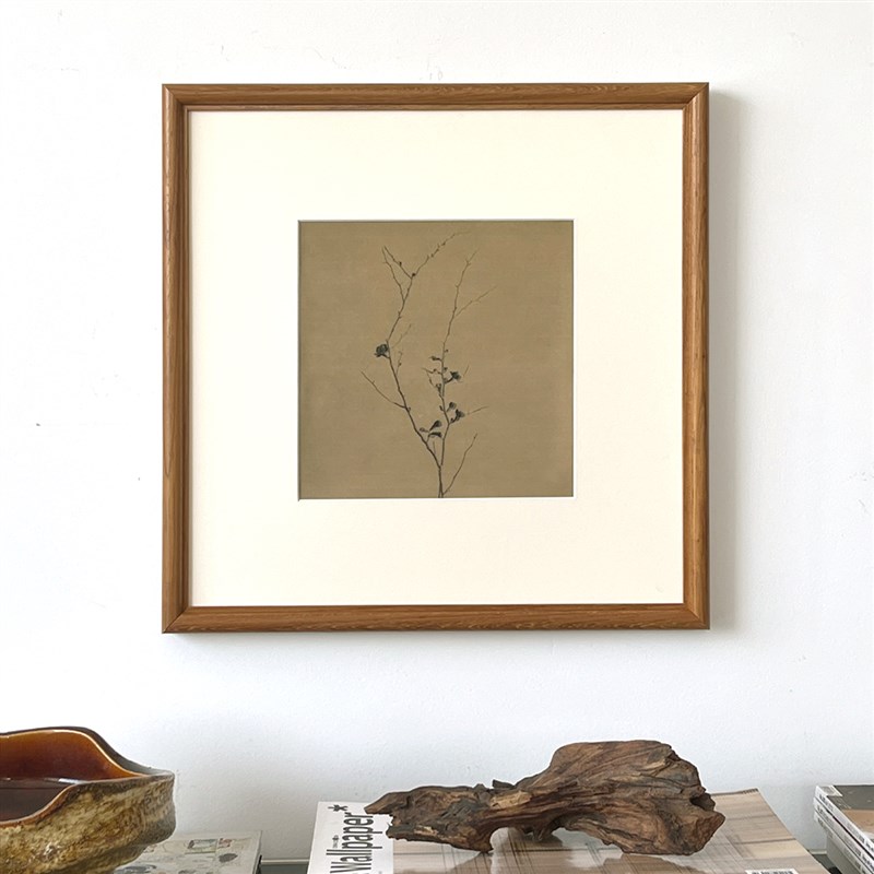 秘语】法式中古风装饰画客厅卧室玄关挂画高级感复古实木装饰壁画