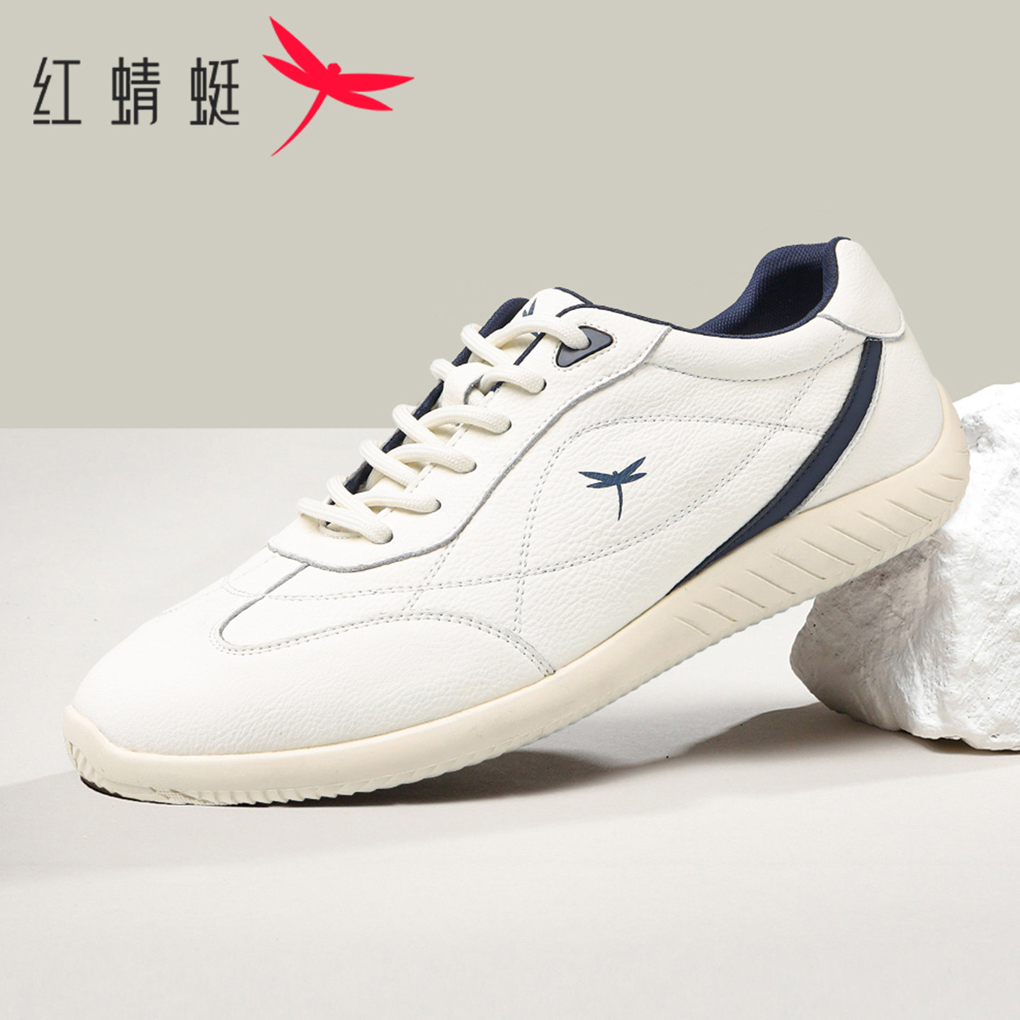 红蜻蜓男鞋时尚运动休闲德训鞋男