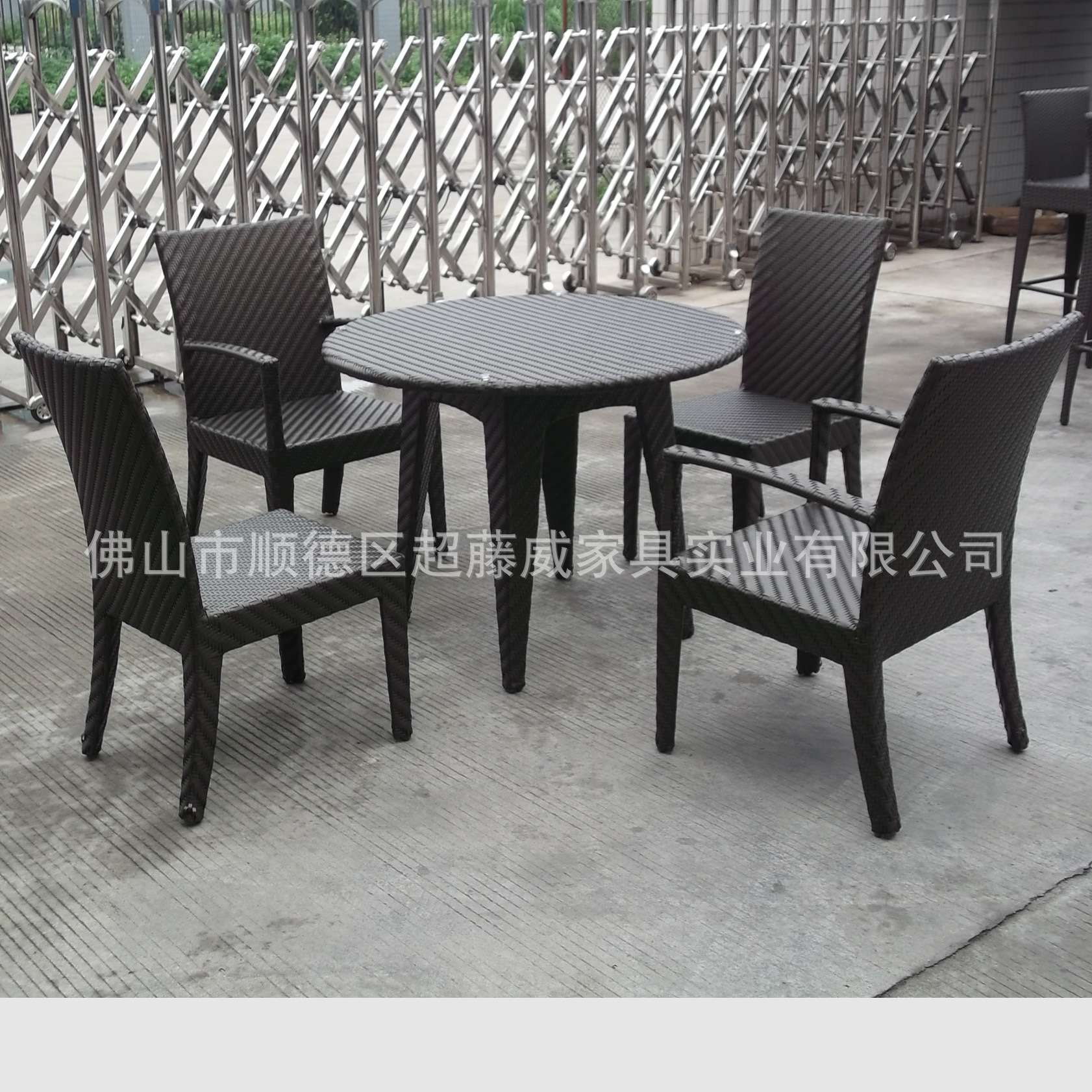 厂家 餐厅桌椅酒店家具藤编餐桌椅藤艺家具藤制藤编桌椅组合