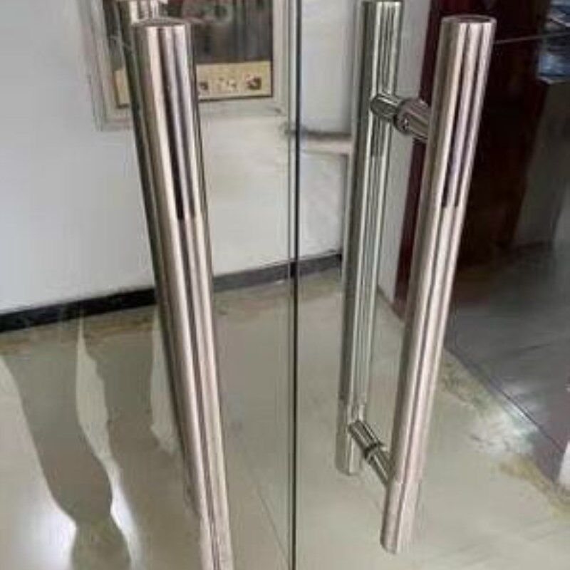 加厚不锈钢玻璃门大拉手中式移门地弹推拉门扶手木门商铺大门把手
