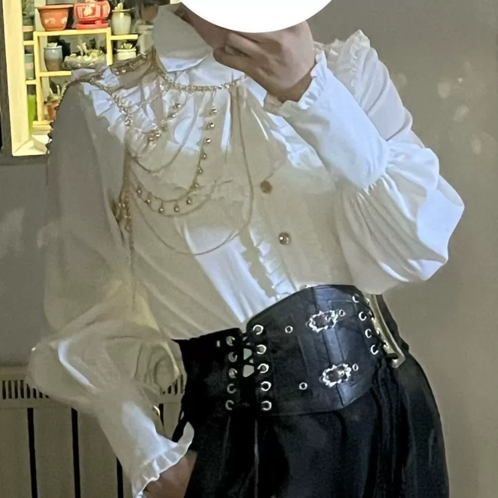 欧美复古链条流苏小球肩链外贸个性时尚拍照性感辣妹胸链服饰配饰