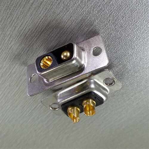 优联康混装D-SUB 2V2焊线式母头,工作电压250V,电流30A,镀金足3U
