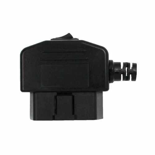 适用于汽车OBD2 16针公头连接器OBD外壳 带插头+壳+SR+开关键