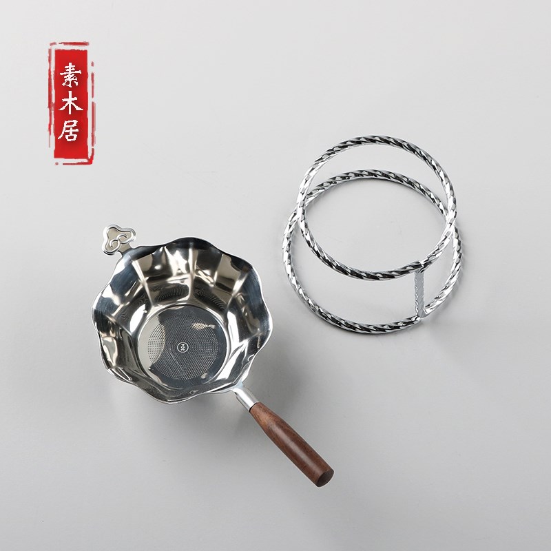 304不锈钢茶滤茶漏器创意茶叶过滤网泡茶漏斗茶隔功夫茶具配件