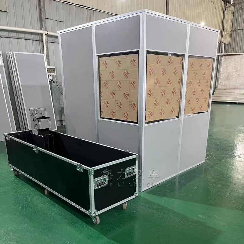 双人翻译间会议同声传译房临时房间拆装式展会房间符合欧美标准