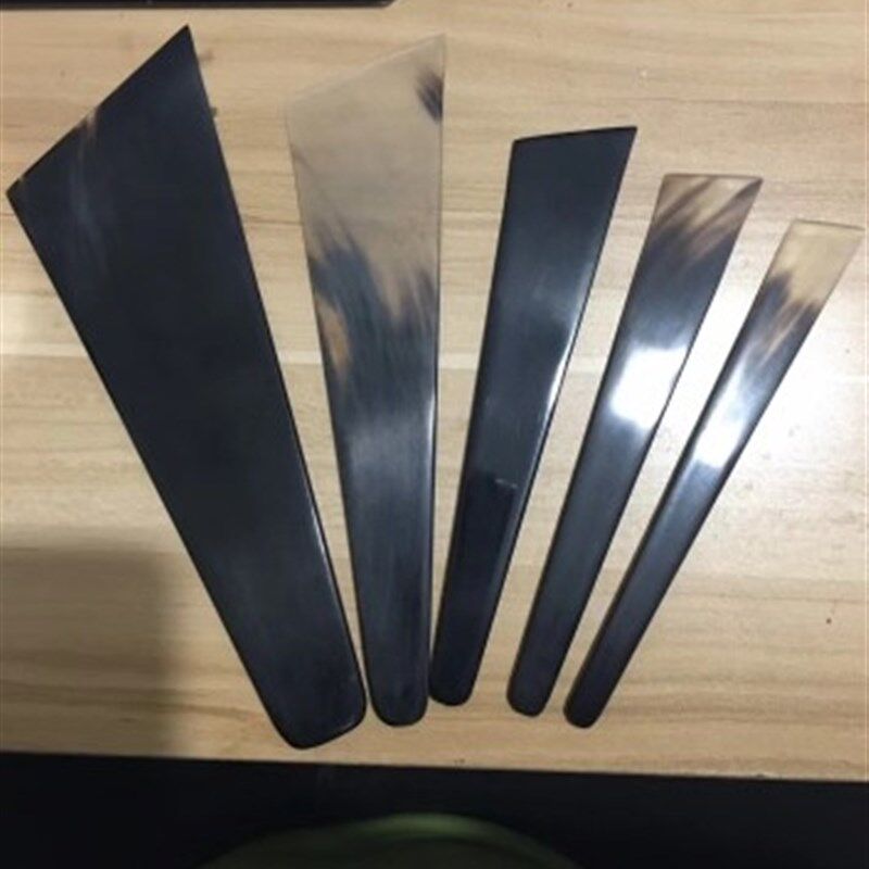 牛角刮刀 抛光型 牛角楸牛角刮板刮刀 调漆刀 大漆工具