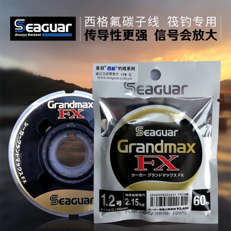 西格碳线 碳子线 ACE Grandmax GrandmaxFX 60米 海钓矶钓子线