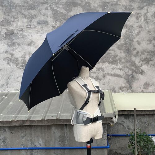 免持背包摄影伞超大遮阳采茶伞折弯可背式懒人伞防紫外透气抗风