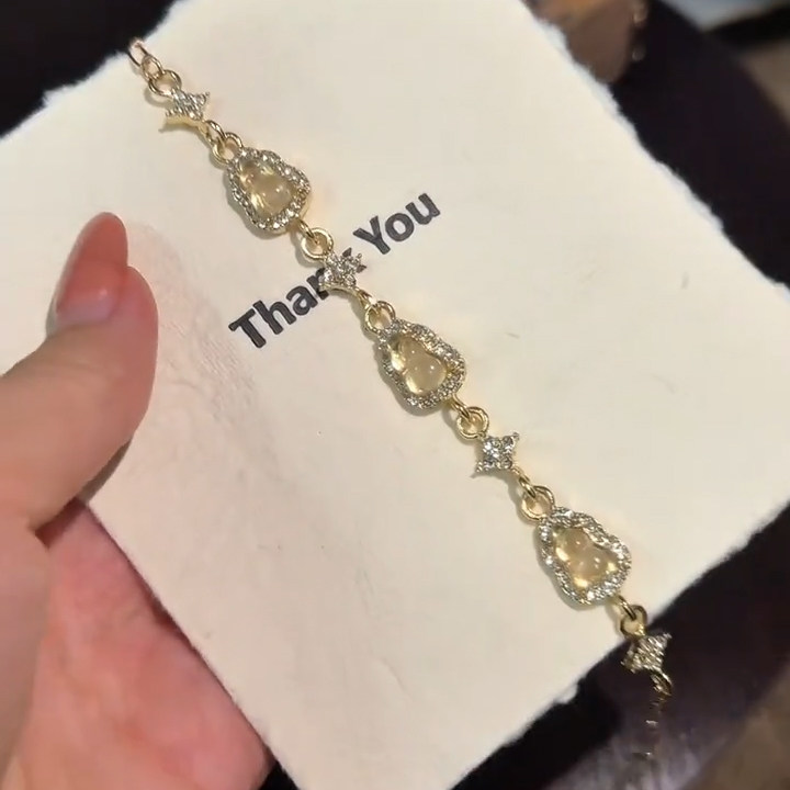 合金手链微闪葫芦手链2026新款小众设计中式宝贵手饰【金财葫芦】