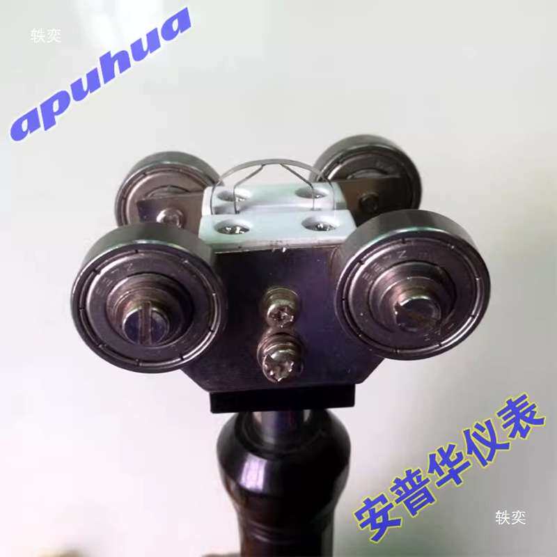 轴承滚轮探头NR-8153四轮转动辊轮输送轨道流动测温磁性探头