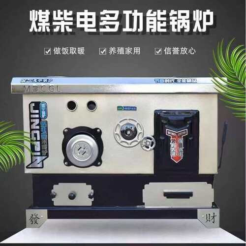 柴煤两用炉水暖炉水循环家用农村环保省煤多功能煤电柴采暖炉锅炉