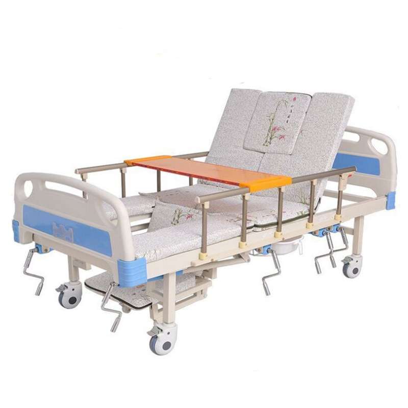 手动双摇多功能护理床厂家现货老人加宽中曲护理床病床家用护理床