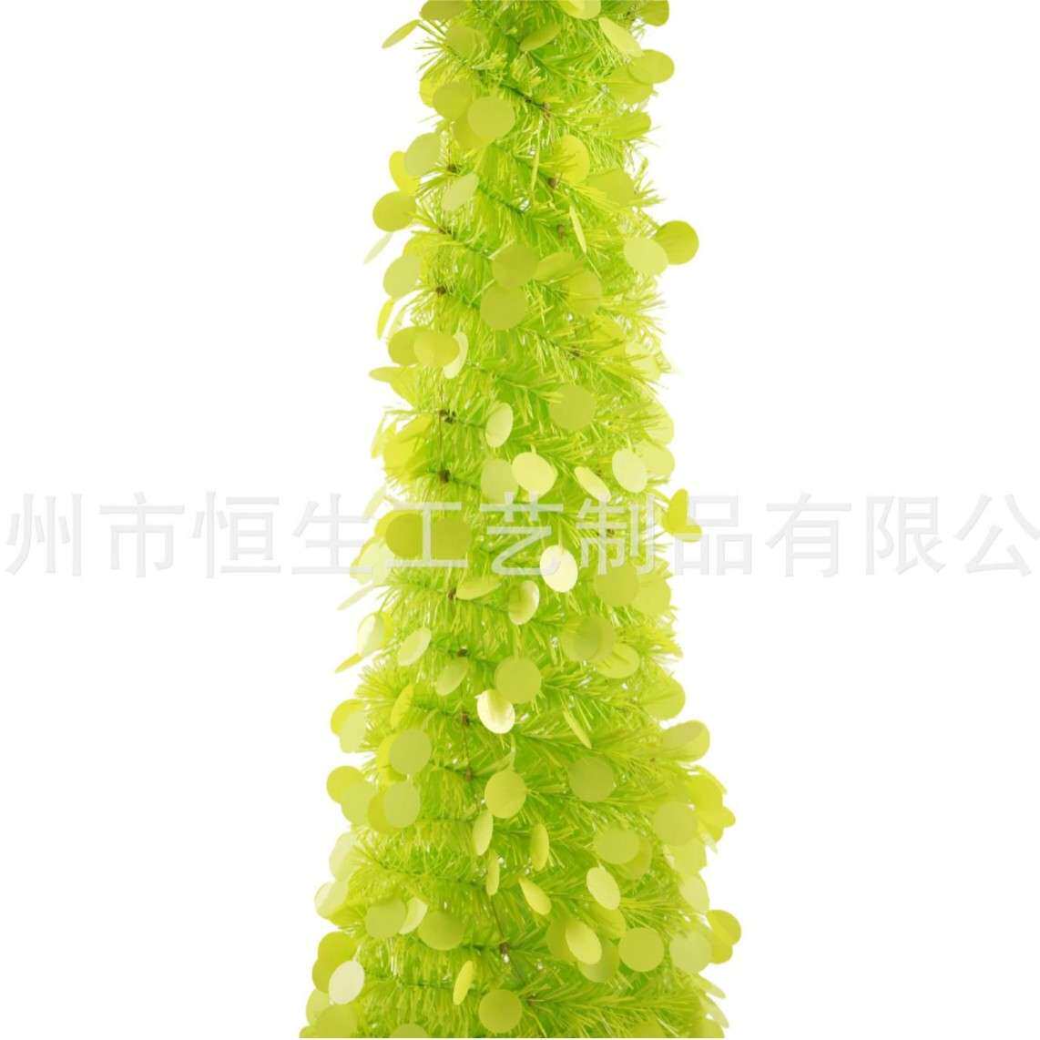 跨境PVC歪脖子弯头圣诞树绑灯装饰 圣诞树摆件挂饰品场景加工订制