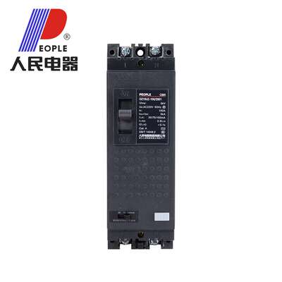 中国人民电器DZ15LE漏电塑壳断路器2P3P4P63A100AV短路漏电保护