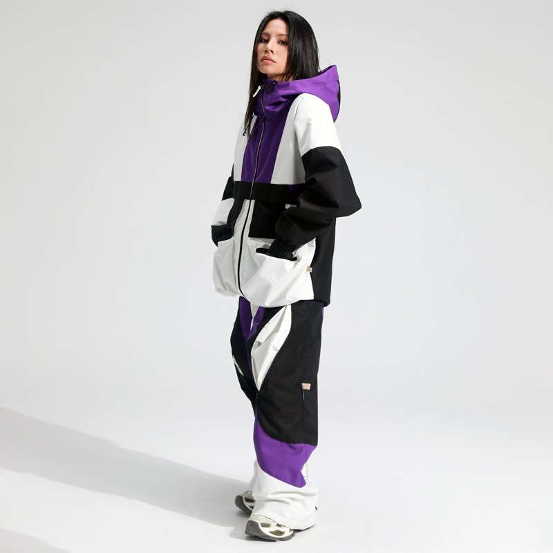 2024新款春秋男女套装痞帅潮流夹克外套休闲情侣训练运动服两件套