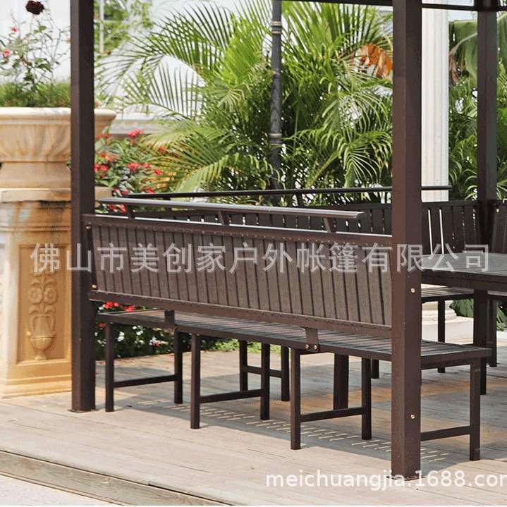 户外凉亭别墅庭院室外休闲铁艺遮阳棚葡萄架露台楼顶铝合金亭子