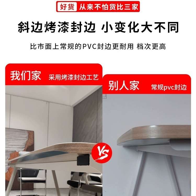 会议桌长桌椅组合上海办公桌办公家具厂家简约现代办公桌椅