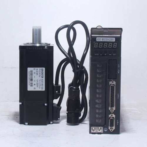 40ST-M00330 交流伺服电机+驱动器0.32N.M 100W 40机座决对值抱闸