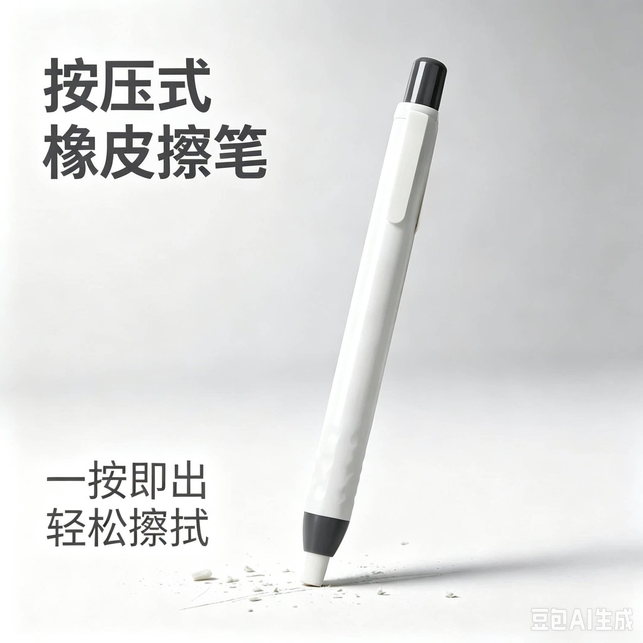 【老师推荐】按动磨砂橡皮笔多种字迹修改擦除学生橡皮擦笔CZ