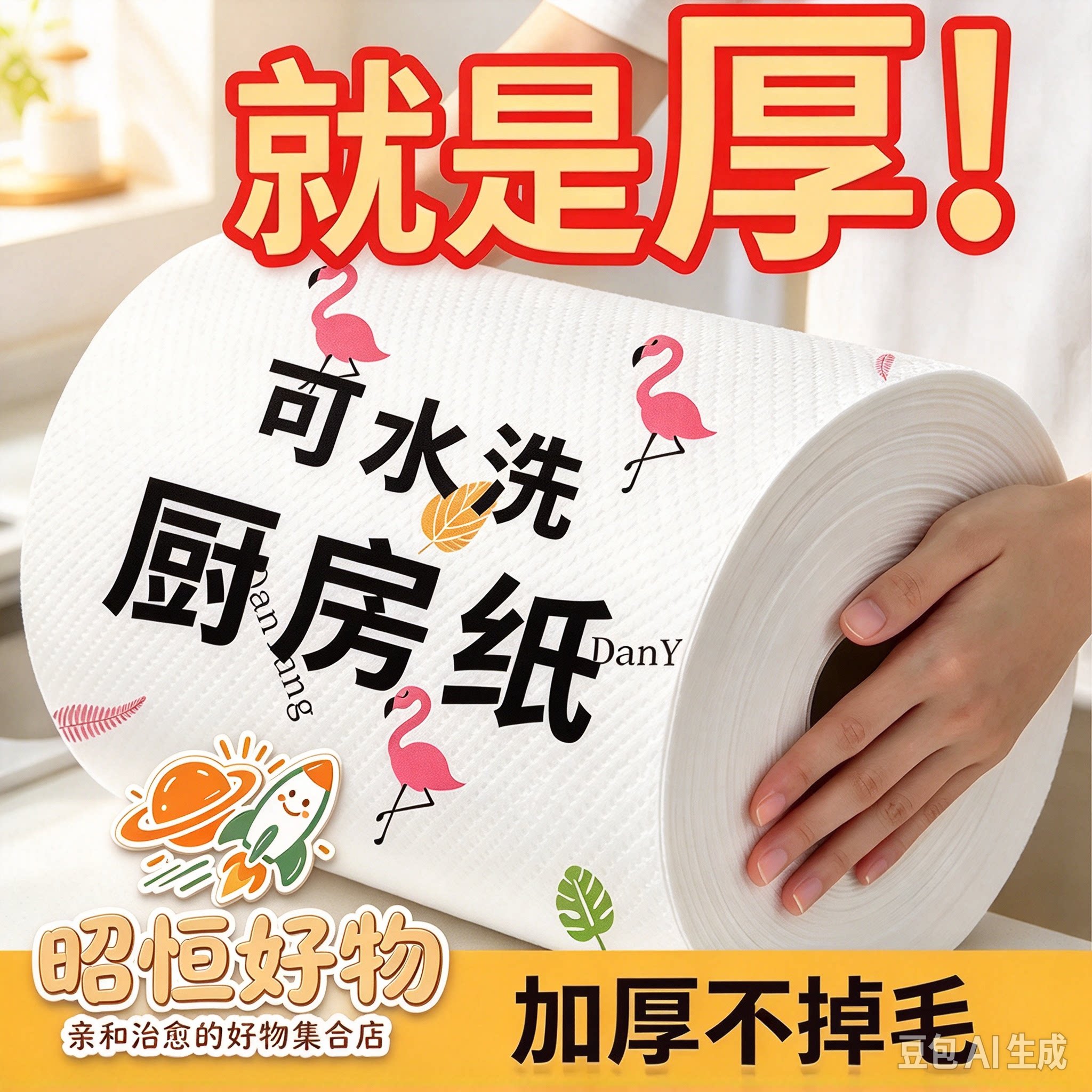 【懒人福音】抹布厨房专用吸水吸油干湿两用不沾油可水洗清洁洗YS