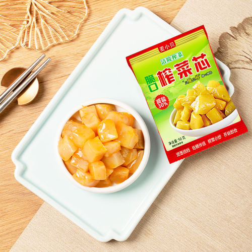 麦小贝涪陵榨菜芯50g小包装配粥