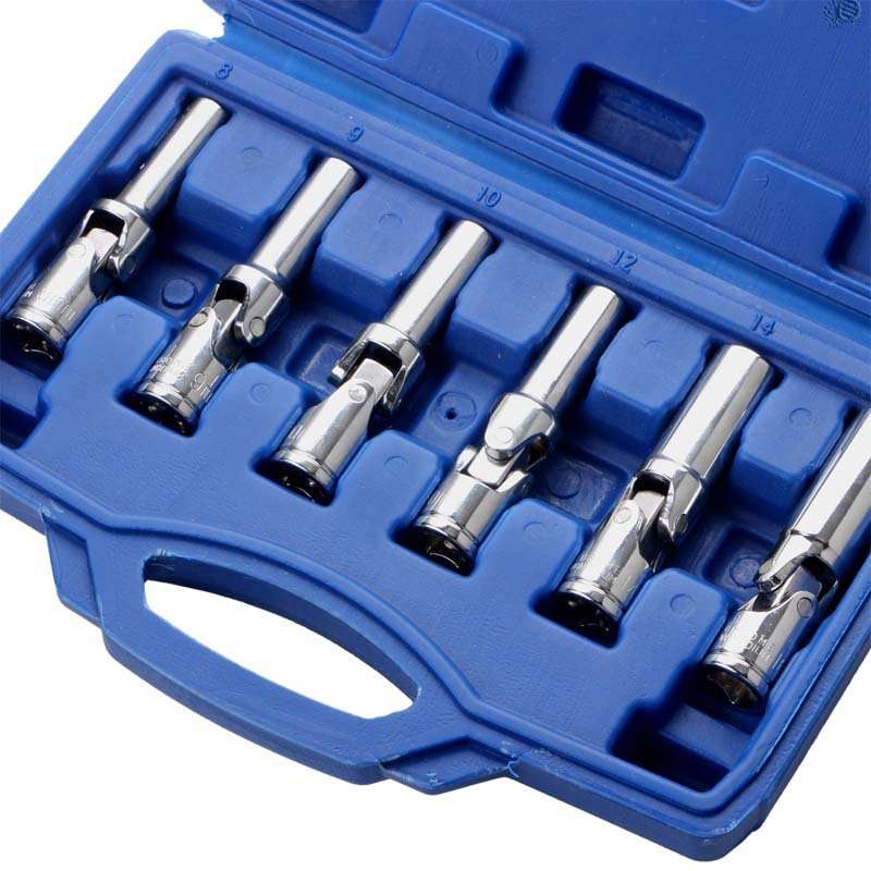 万向火花塞套筒组套6件套组合工具套装火星套筒 中飞3/8跨境新品