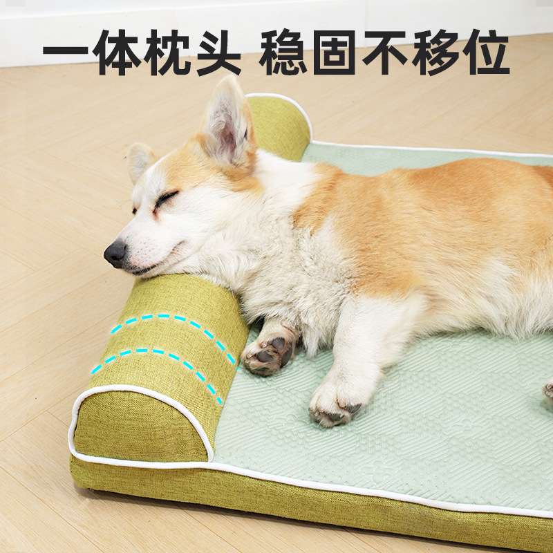 跨境宠物沙发床垫狗狗窝四季宠物床小型犬泰迪睡垫猫咪窝凉感睡垫