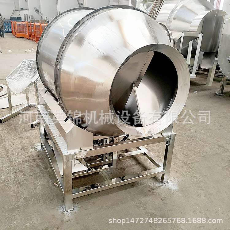 不锈钢滚筒腌肉搅拌机 食品香料辣椒混合机 鸡爪滚筒拌料机