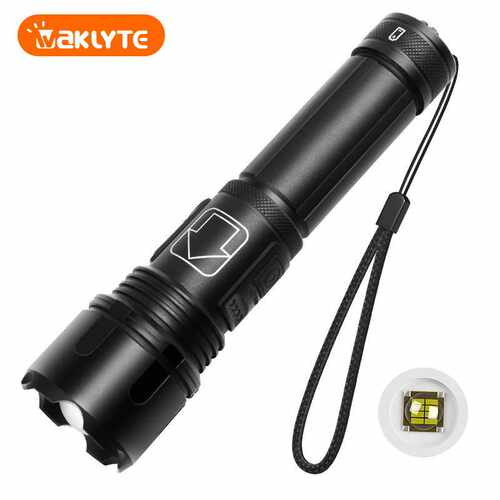 强光变焦防水手电筒 Strong light zoom waterproof flashlight