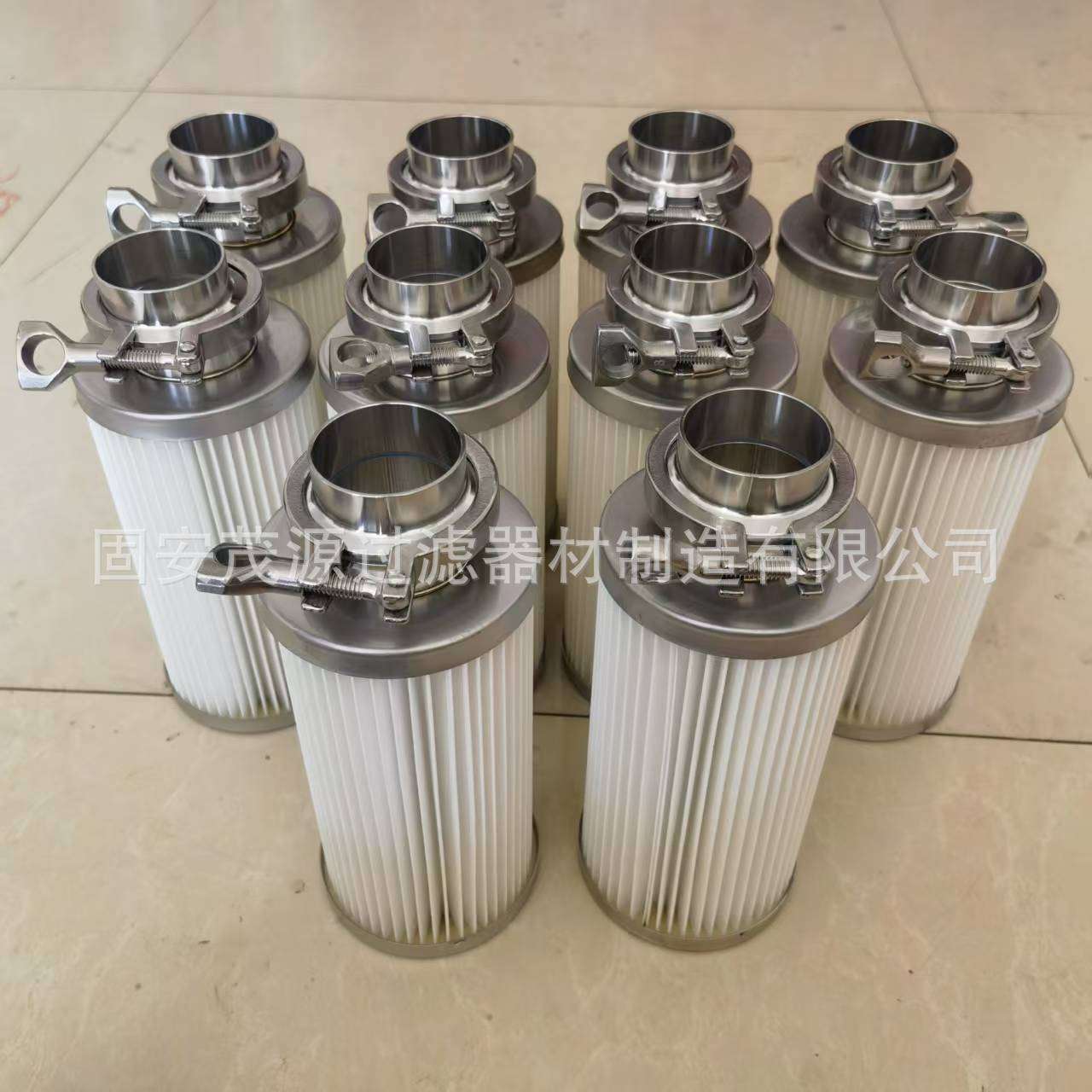 不锈钢快接卡扣DN25除尘滤芯卡箍快拆接头滤筒真空上料机空气滤芯