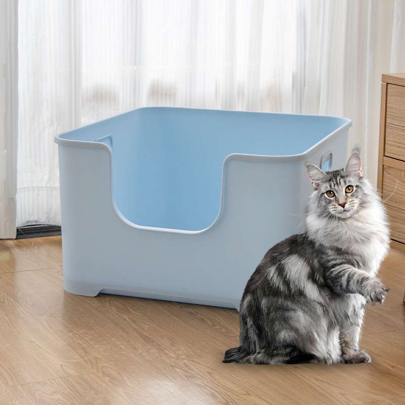 猫砂盆超大号特大开放式猫厕所防外溅猫沙盆子猫咪缅因猫砂盘用品