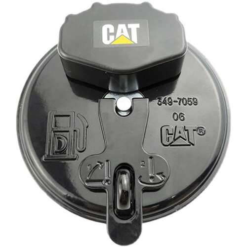 卡特挖掘机油箱盖CAT313 320GC 336 349D2L新款柴油箱盖 挂锁配件