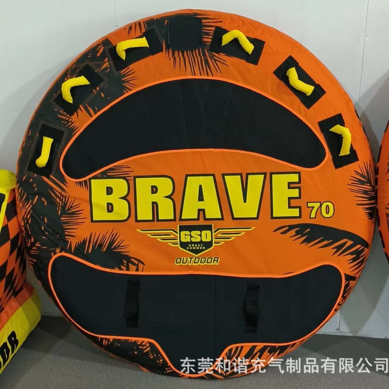 厂家现货2-4人快艇充气拖拉圈冲浪板pvc水上平垫便携式船用