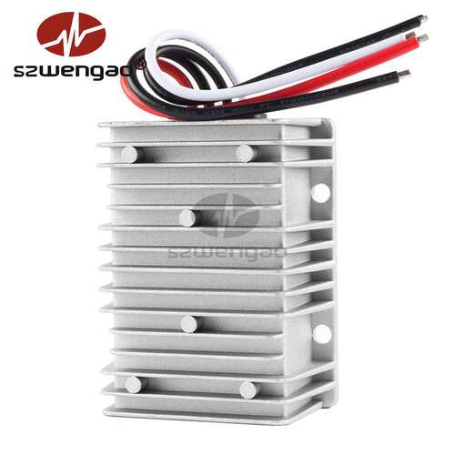 48V转24V20A防水电源转换器480W DC-DC直流稳压器 车载电源降压器