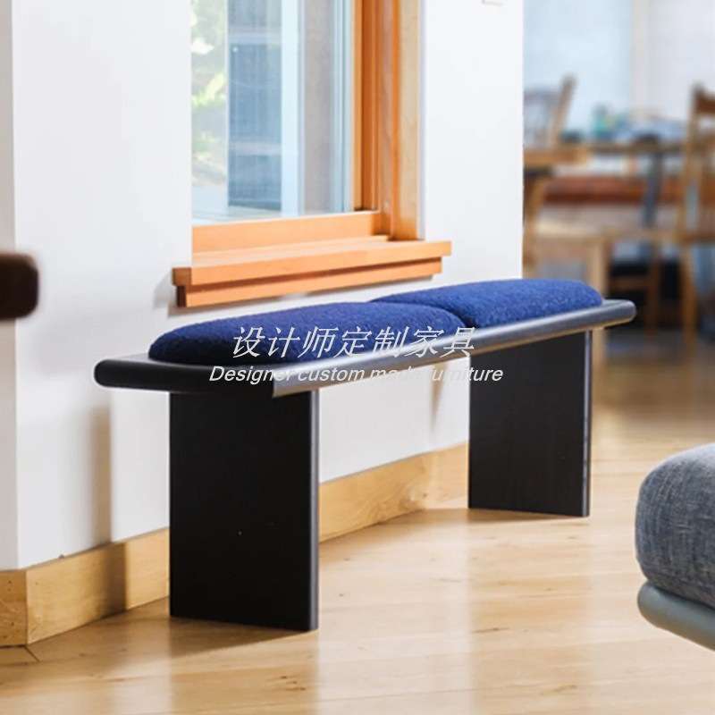 北欧极简实木客厅沙发凳玄关凳卧室床凳餐厅咖啡厅餐凳休闲长条凳