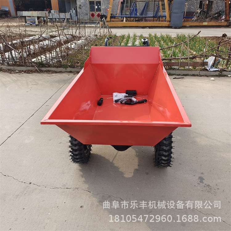 果农用汽油170型号运输推车 工地用手推搬砖车 自走式运输搬运车