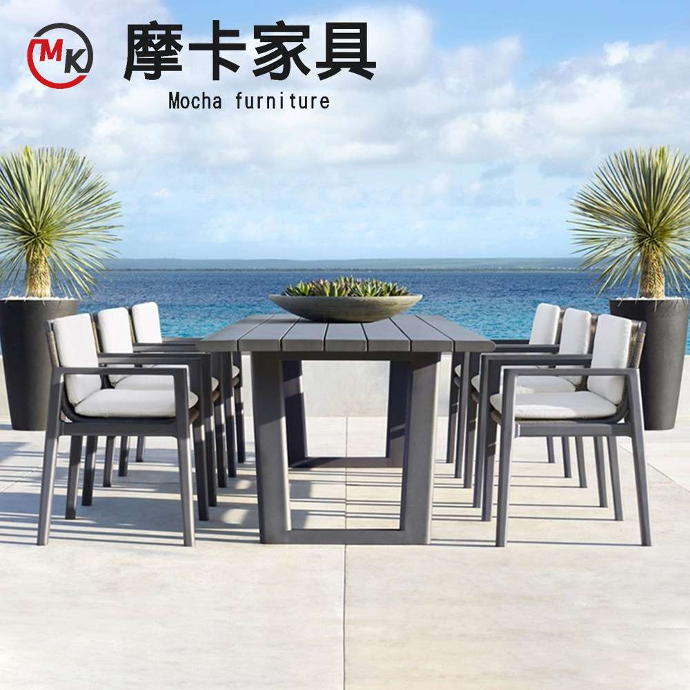户外休闲沙发藤椅铁艺露天室外花园庭院露台阳台防水防晒沙发椅