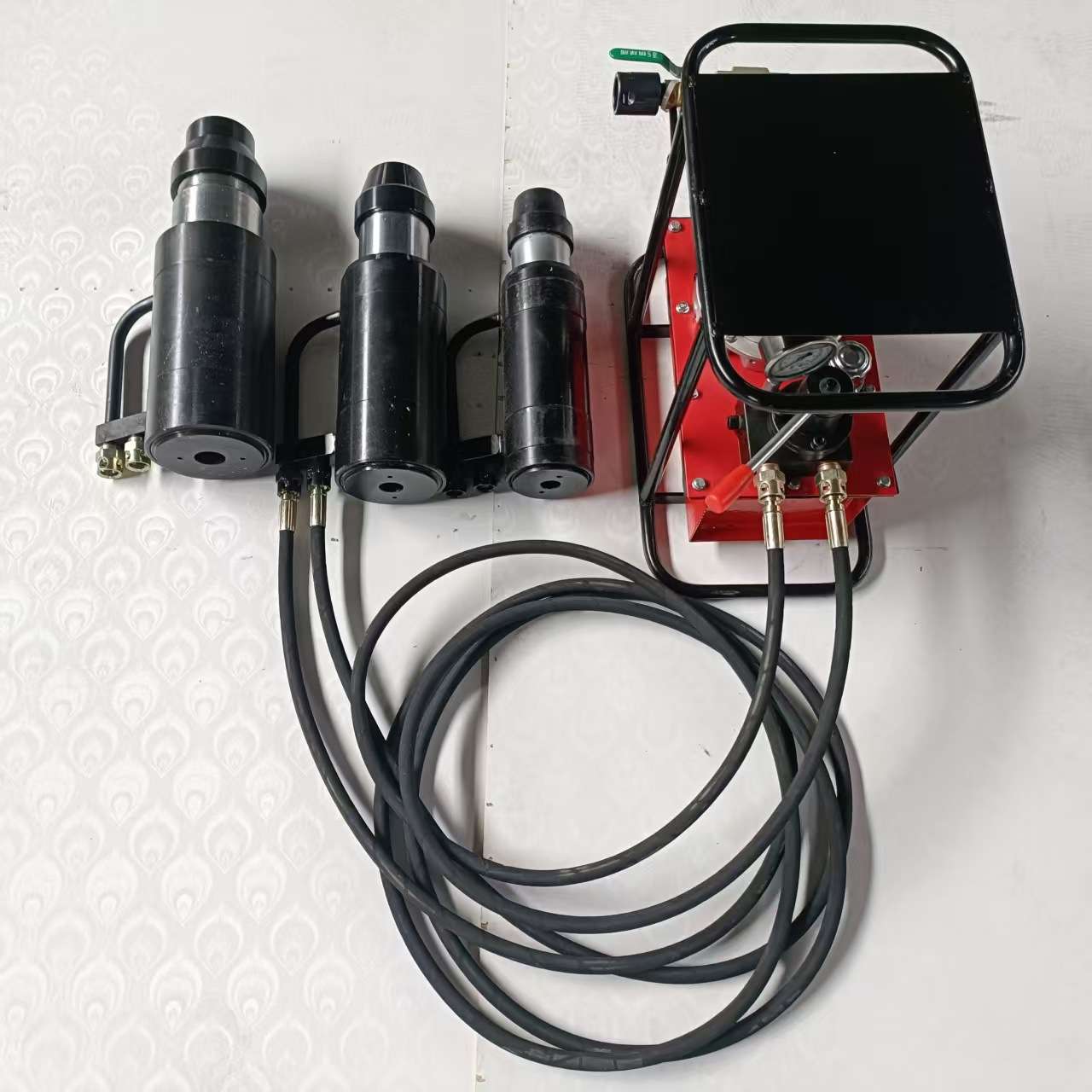 隧道气动锚索张拉机具千斤顶矿用MQ22-300/55拉拔仪锚索张拉
