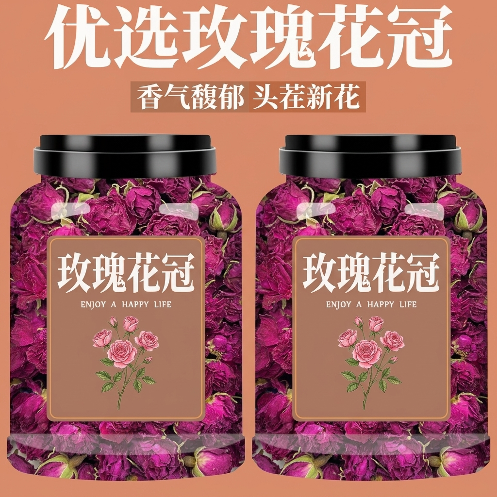 平阴玫瑰花茶干低温无硫熏