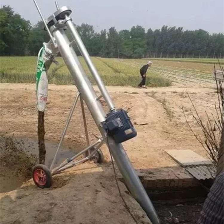 鸡舍鸡粪绞龙抽粪机 养猪场干湿粘稠猪粪电动吸粪机 镀锌管抽粪机