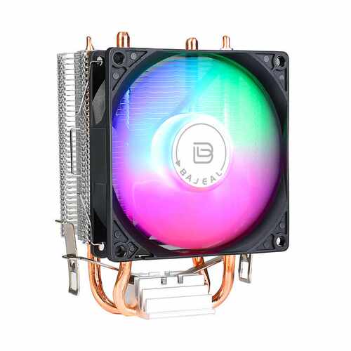 A200双铜管cpu风扇电脑散热器适用INTEL AMD台式机多平台大扇叶