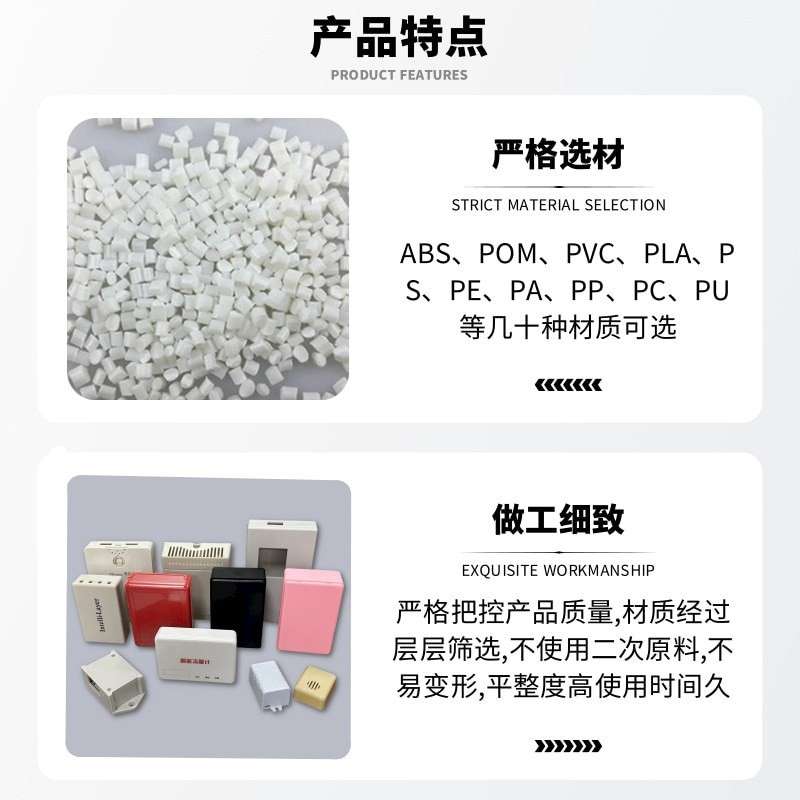 现货PLC控制器外壳工控盒塑料外壳接线壳体导轨控制外壳