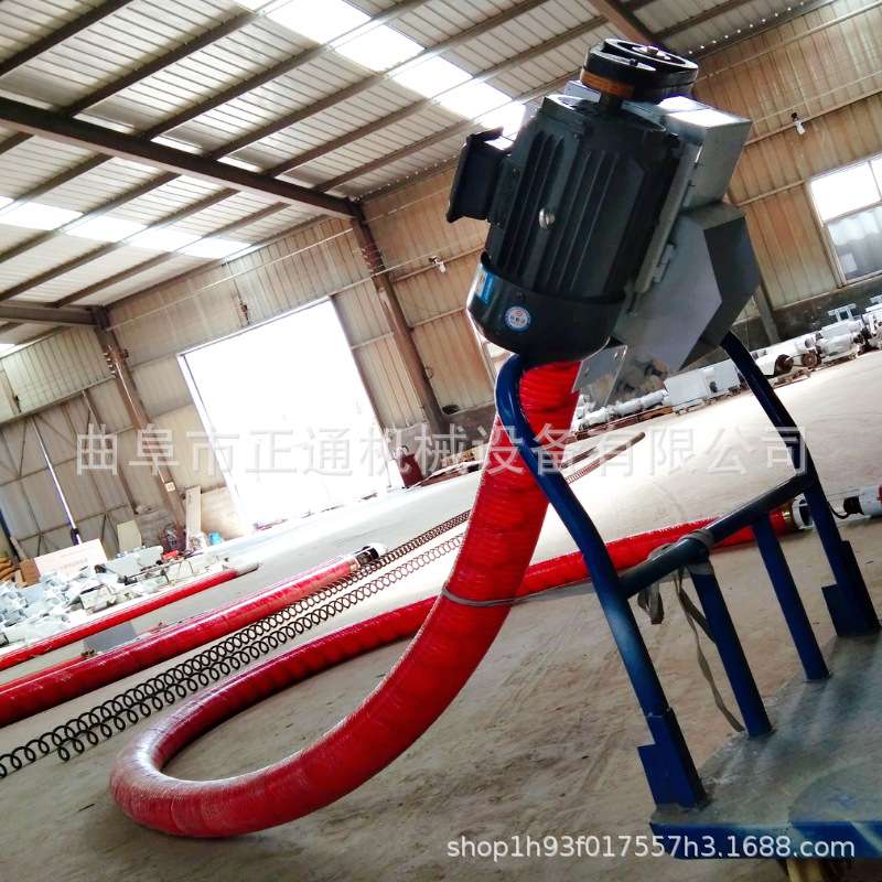 吸粮机配件厂家车载抽粮机小型软管吸粮机螺旋输送颗粒上料