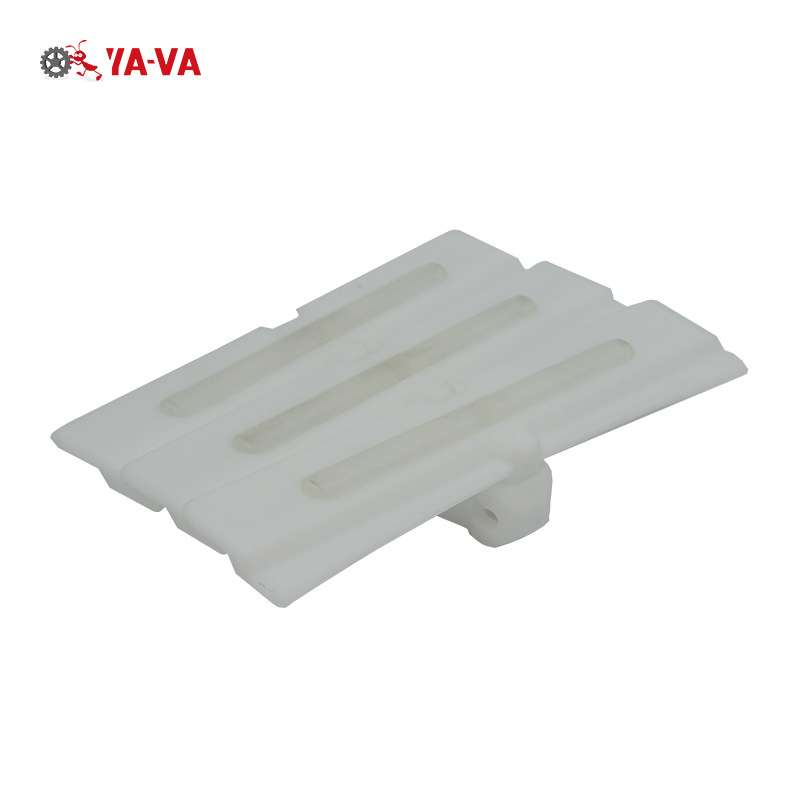 YA-VA道仁直供流水线传送带转弯链板柔性链条板150宽防滑摩擦顶链